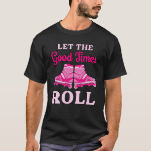 Inline Girl Skating Queen Skater Skates Funny Gift T-Shirt