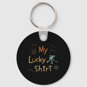 Inline-hockey Skating Skater Hockey Vintage Roller Key Ring