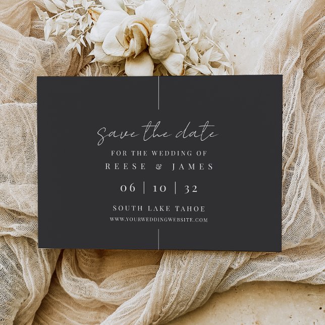 Inline | Modern Minimalist Wedding Save The Date (Creator Uploaded)
