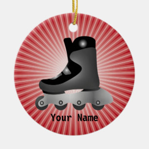Inline Skate Rollerblade Design Ornament