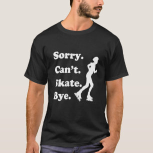 Inline Skate Rollerskating Roller Eighties Outfit  T-Shirt
