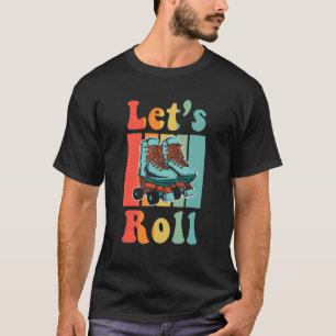 Inline Skate Rollerskating Roller Eighties Outfit T-Shirt