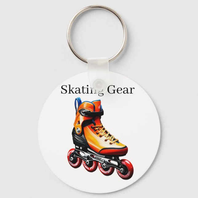 Inline Skate Shoes – All-Season Performance Key Ring (Front)