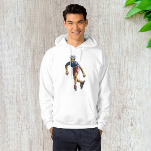 Inline Skater Cool Retro Rollerblading Hoodie
