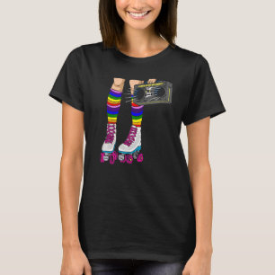 Inline Skates Roller Eighties Outfit Men Women Rol T-Shirt