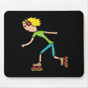 Inline Skating Mouse Pad