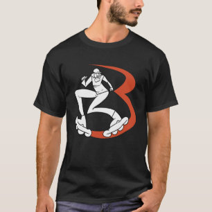Inline Skating Skater Rollerblading T-Shirt