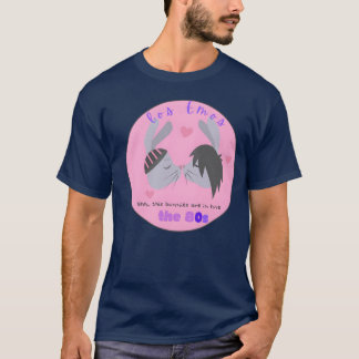 Inlove bunnies Emos funny T-Shirt