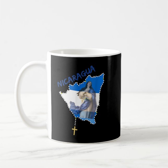 Inmaculada Concepcion De Maria Nicaragua  Camiseta Coffee Mug (Left)