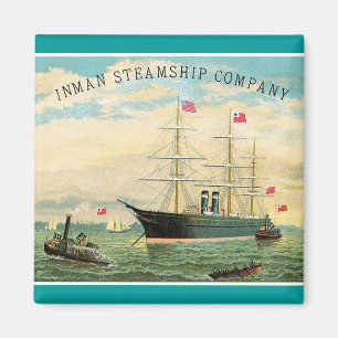 Inman Steamship Company Magnet