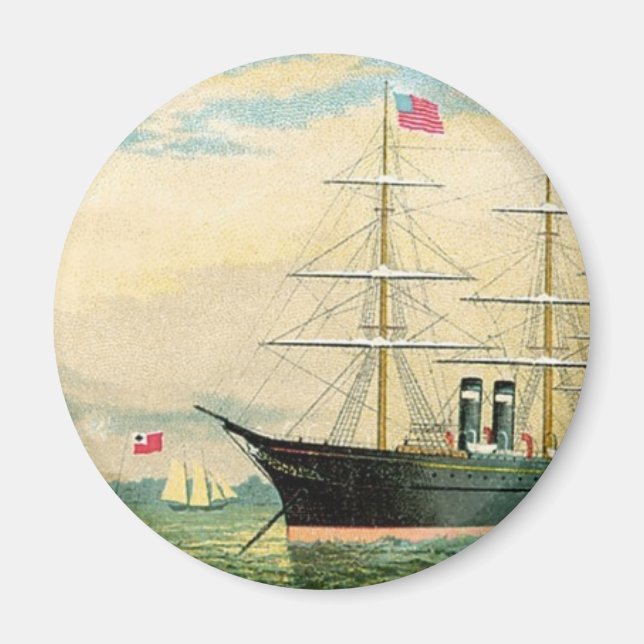 Inman Steamship Company Magnet (Front)