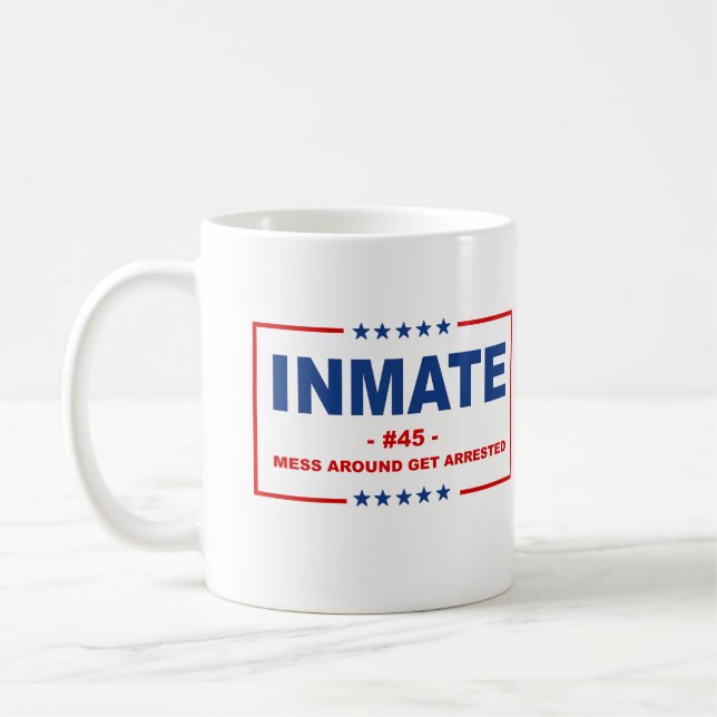INMATE #45 COFFEE MUG (Left)