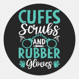 Inmate Nurse Jail Rn Correctional Nurse Prison Classic Round Sticker