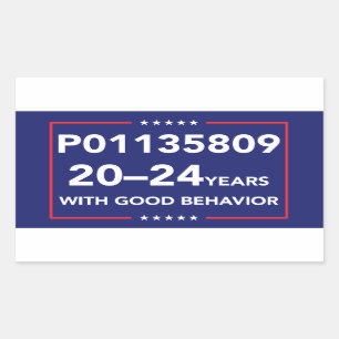 Inmate P011358 Rectangular Sticker