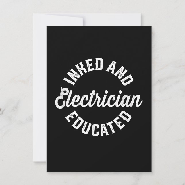 Inmed And Electrician Educated Gift Card (Front)