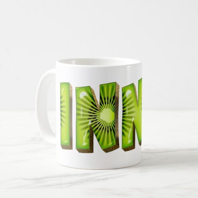 Inna Name Kiwi Style Tasse Coffee Mug (Front Left)