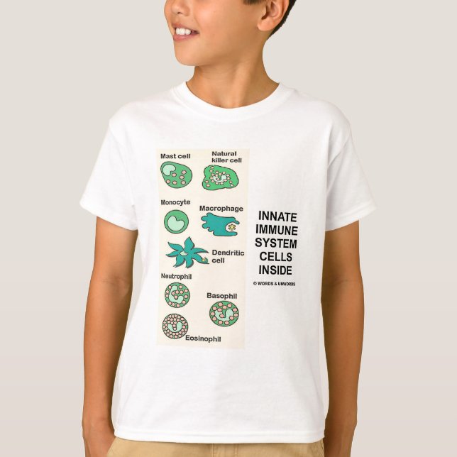 Innate Immune System Cells Inside T-Shirt (Front)