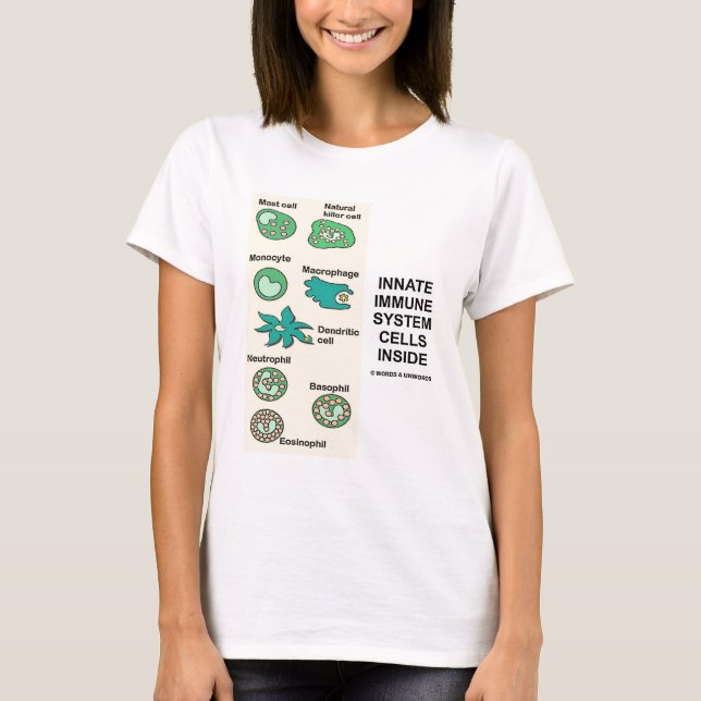 Innate Immune System Cells Inside T-Shirt (Front)