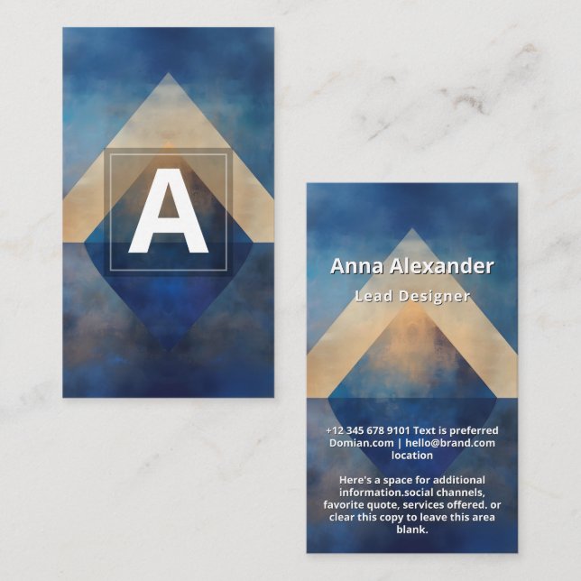 Inner Alignment | Minimal Design Business Card (Front/Back)