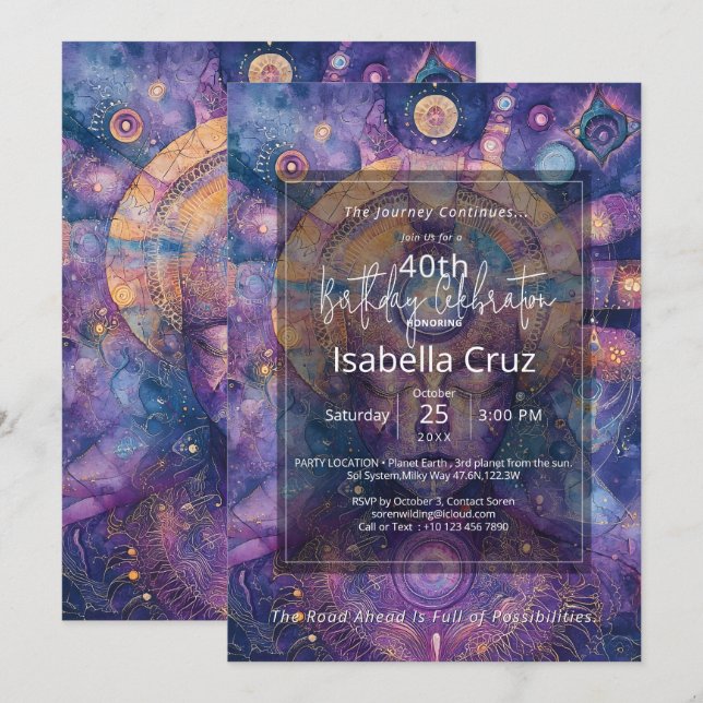 Inner Alignment | Visionary Design Invitation (Front/Back)