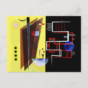 Inner Alliance painting by Wassily Kandinsky Postcard