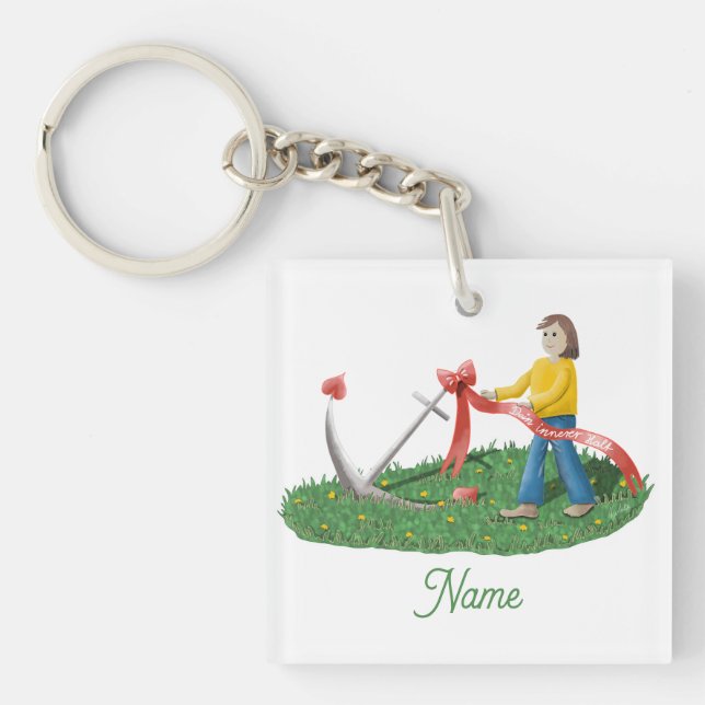 Inner Anchor Keychain  (Front)