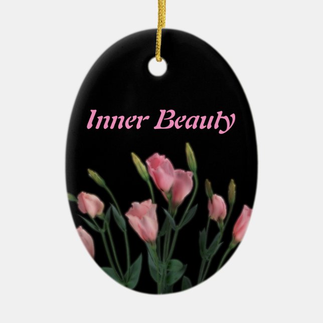 Inner Beauty Ceramic Tree Decoration (Front)