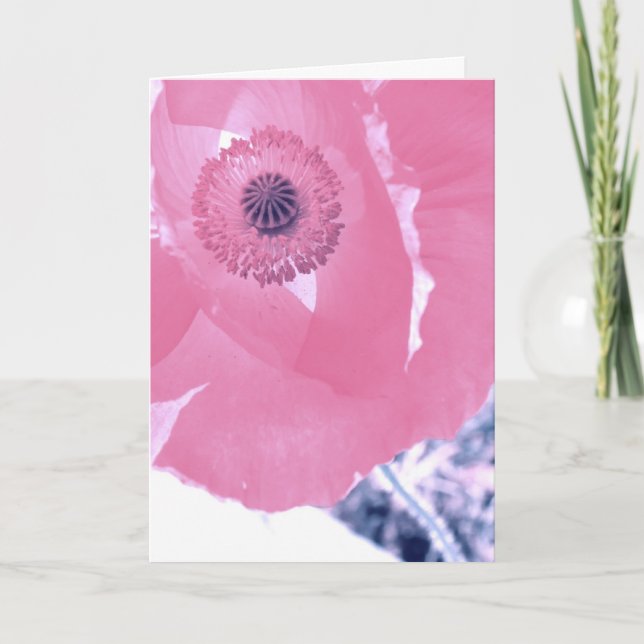 Inner Beauty Poppy Card (Front)