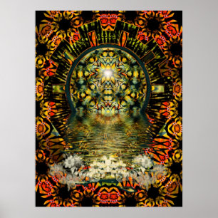 Inner Beauty Psychedelic Poster