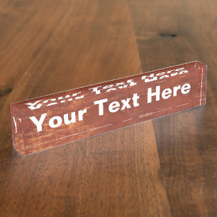 Inner Birch Bark Nameplate