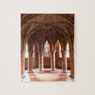 Inner Chamber with Pillars, Mount Stuart, Scotland Jigsaw Puzzle
