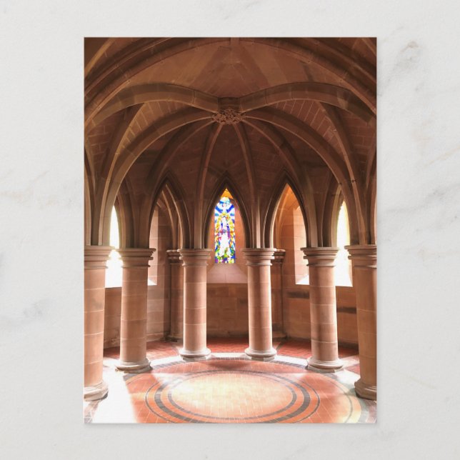 Inner Chamber with Pillars, Mount Stuart, Scotland Postcard (Front)