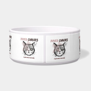 Inner Chaos - Artistic Cat Illustration Coffee Mug