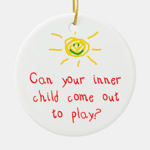 Inner Child Ceramic Ornament