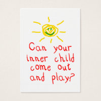 Inner Child Fun Mini Cards (Business Card Size)