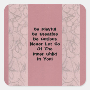 Inner Child  Square Sticker