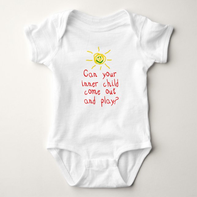Inner Child T-shirt Baby Bodysuit (Front)