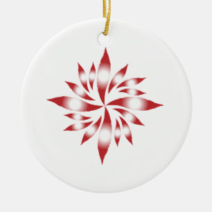 Inner Christmas Star #10 Ceramic Ornament