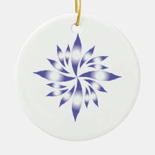 Inner Christmas Star #1 Ceramic Ornament