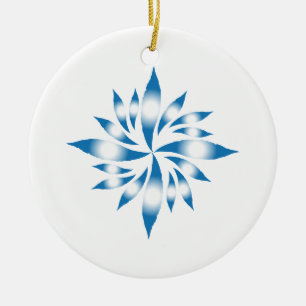 Inner Christmas Star #2 Ceramic Ornament