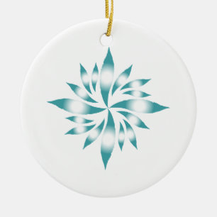 Inner Christmas Star #3 Ceramic Ornament