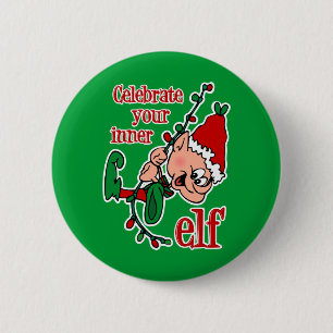 Inner Elf 6 Cm Round Badge
