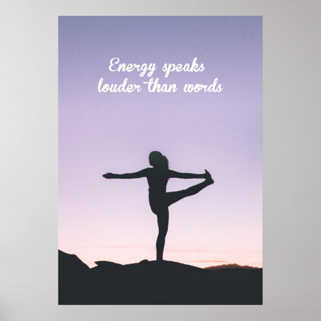 Inner Energy, Outer Peace Poster (Front)