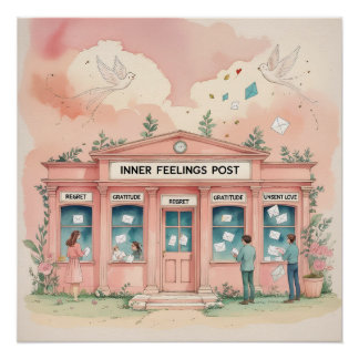 Inner Feelings Post Office — Letters Never Sent Poster