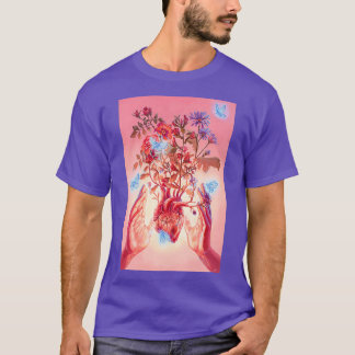 Inner Garden Flower Heart T-Shirt