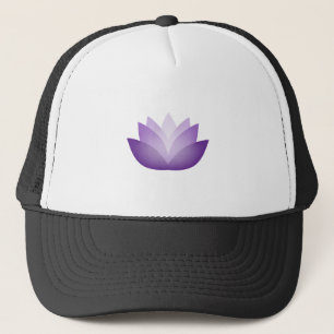 Inner Light Purple Lotus Flower Trucker Hat