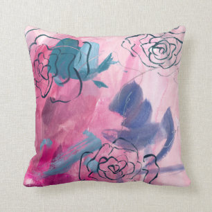 Inner Music - Floral Sketch Cushion