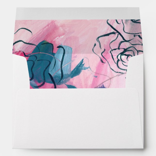 Inner Music - Floral Sketch Envelope (Back (Bottom))