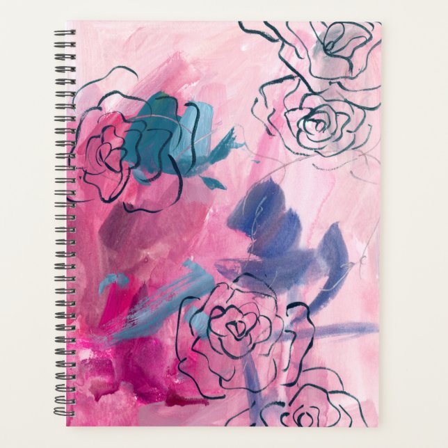 Inner Music - Floral Sketch Planner (Front)