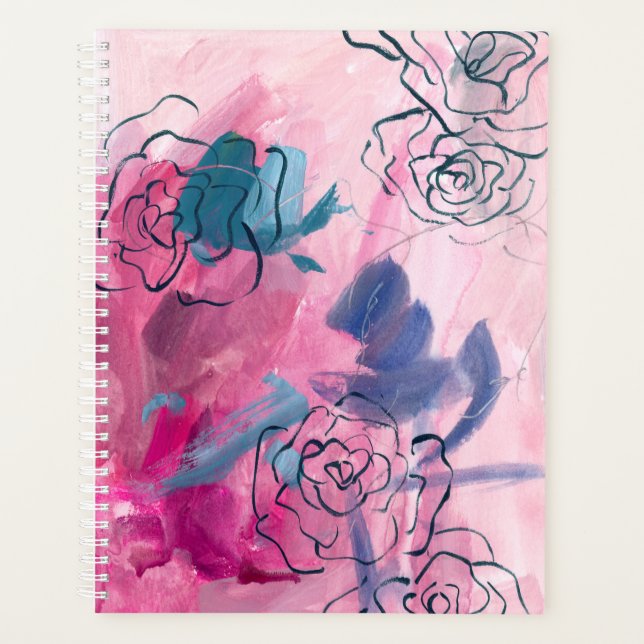 Inner Music - Floral Sketch Planner (Front)
